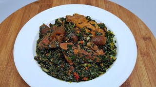 HOW TO MAKE AUTHENTIC EDIKAIKONG SOUP (CALABAR STYLE) /VEGETABLE SOUP/ IFY'S KITCHEN