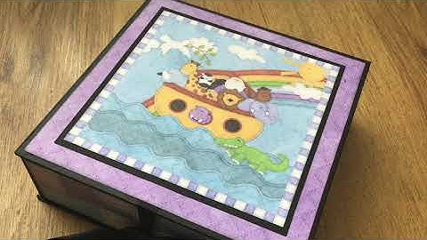 Simple Square Memory Box - Constructing the Box