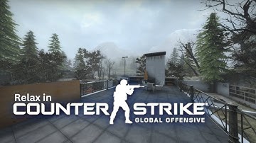 Relaxing Rain Ambience in CS:GO | Relaxing Video Game Sounds | Counter Strike : Global Offensive