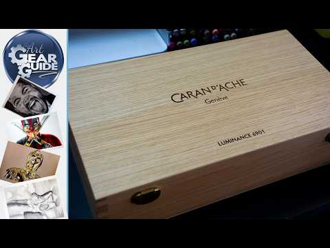 Caran d'Ache Luminance 100 Box Set Unboxing