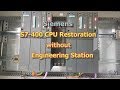 Siemens S7 400 CPU Redundancy Loss Fault Restoration without Engineering Station OR Simatic Manger