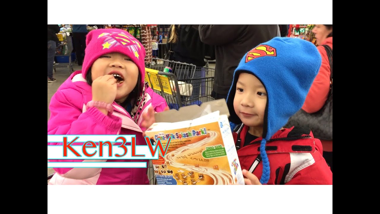 Kids Laughing and Snacking on Favorite Cereal in Store - Ken3LW