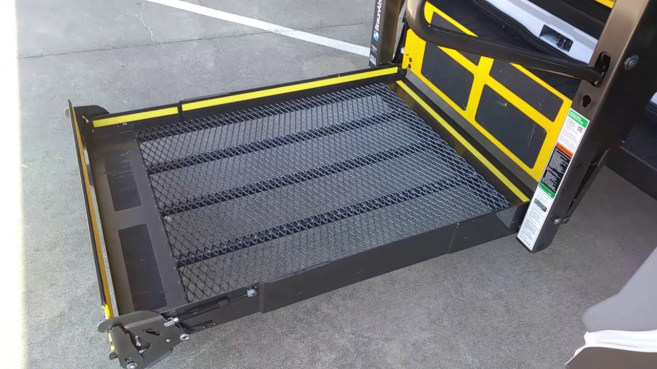 2017 Ford Transit braun wheelchair lift YouTube