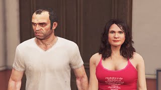 GTA 5 - What Happens if You Visit MICHAEL'S FAMILY When He's Not Home