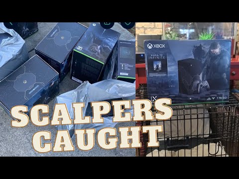 XBOX SERIES X SCALPERS CAUGHT LEAVING BEST BUY WITH HUGE STOCK - DIDNT EVEN WAIT TO RESELL ONLINE...