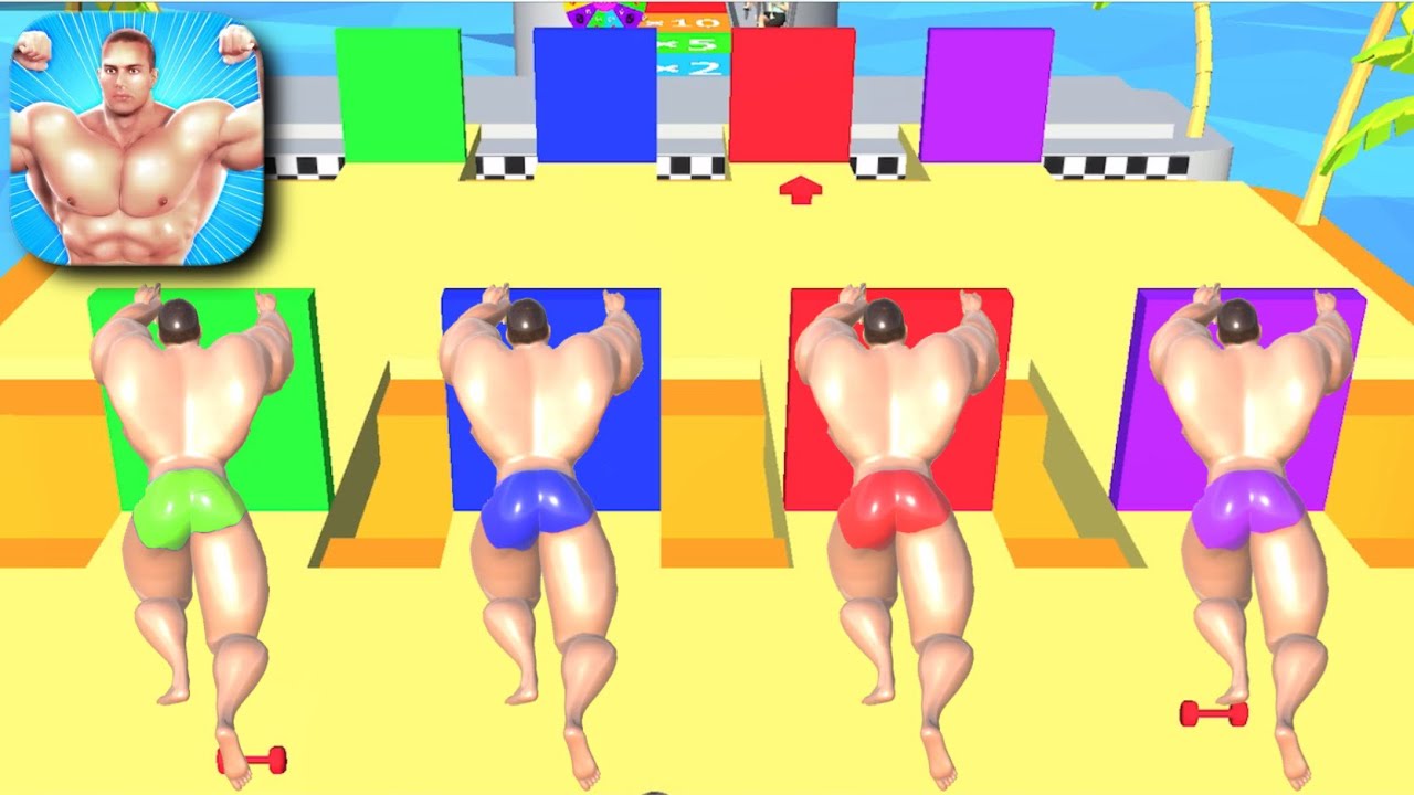 Muscle Race 3D Gameplay Walkthrough part - 4 (Android,iOS) All Levels