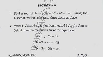 BSc Physics Hons 4th Sem Computer Fundamentals & Programming Question Paper 2017