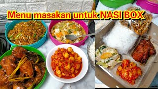 4 menu isian Nasi Box untuk hajatan