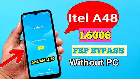 Itel A48 Frp Bypass Android 11/10 Without PC||Itel L6006 Google Account Unlock 🔓||By Habib Mobile