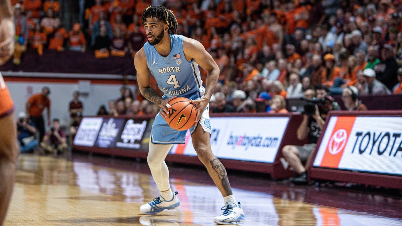 Video: UNC Men's Basketball Fights Back, Falls at Virginia Tech, 80-72