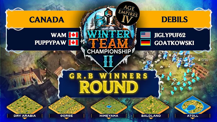 The $22,500 Winter Team Championship II | Winners Round - Canada vs DEBILS