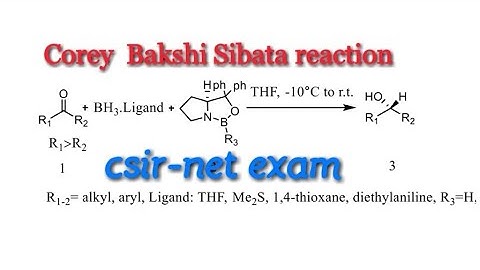 Corey Bakshi Sibata reaction : very important for csir-net exam