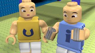 Upin Ipin Lego Bermain Telepon Kaleng | upin ipin hari raya