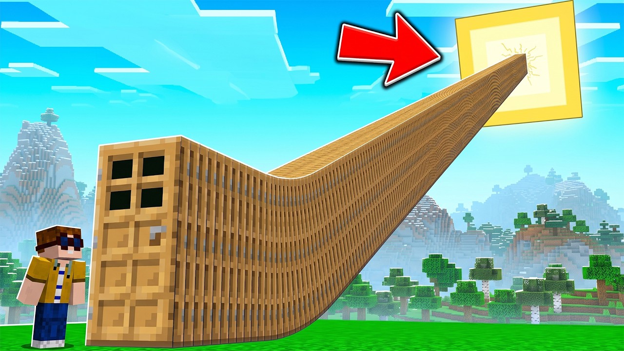 WIR BETRETEN die LÄNGSTE TÜR ZU SONNE in Minecraft!