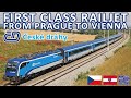 CD RAILJET FIRST CLASS REVIEW: PRAGUE TO VIENNA / CZECH TRAIN TRIP REPORT