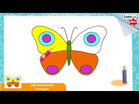 Wideo: Jak Narysować Motyla