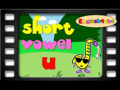 Short Vowels / Short Vowel Letter u / English4abc / Phonics song