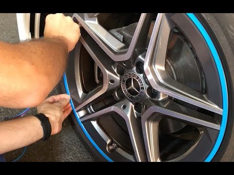 Como instalar un protector de llantas coche RIMSAVERS ®