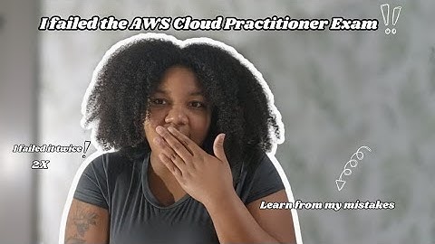 😬 I failed the AWS Cloud Practitioner Exam. What happened next?! | Story Time