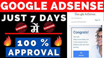 Get Google AdSense Approval for Your Blog in Just 7 Days - 2021 | Monetize Your Blog & Earn Money