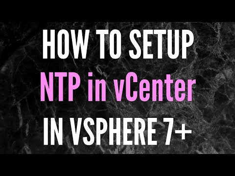 how to setup ntp in vc // vCenter NTP config
