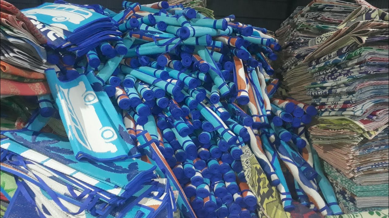 चटई बनवण्याची  सोपी प्रक्रिया चटई कशी तयार करतात