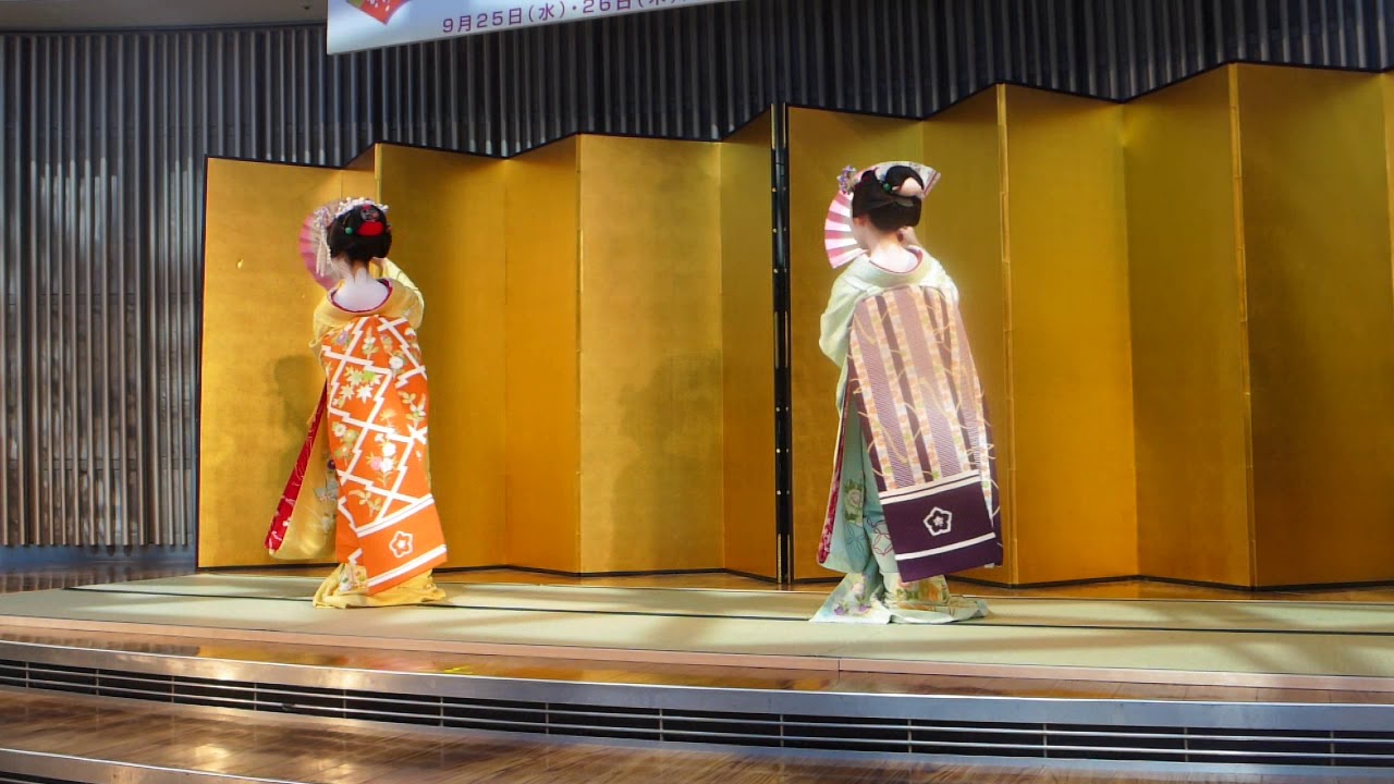 叶絋ちゃん、叶久ちゃん　「祇園小唄」