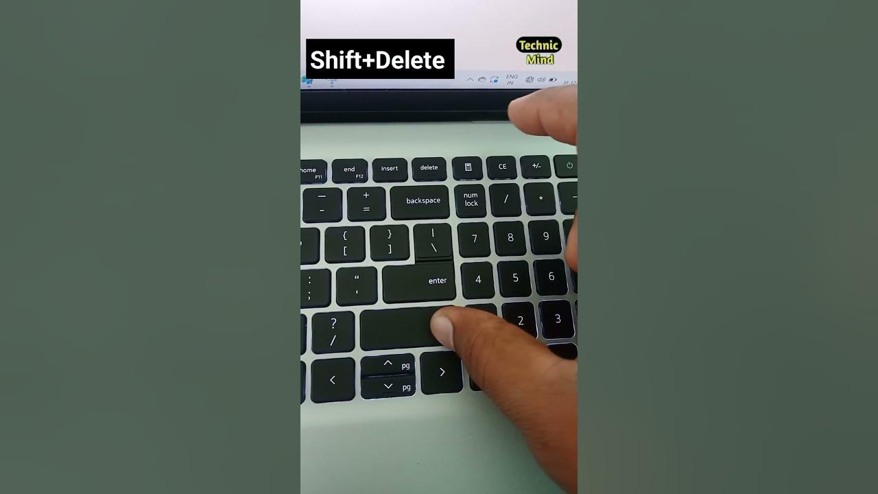 How to delete file in pc permanently delete file shortcut key shift