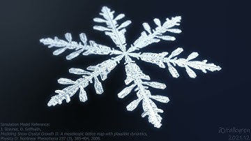 [Preview] Snowflake Growth Simulation