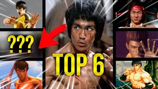 🕹️TOP 6 personajes de los VIDEOJUEGOS inspirados en BRUCE LEE - Kwan Artes Marciales