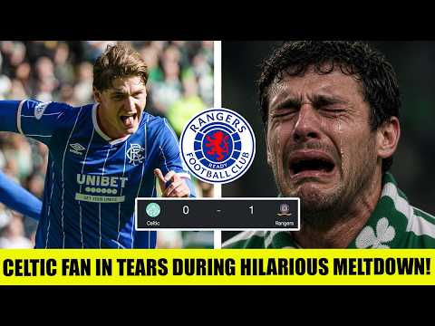 Celtic Fan In TEARS During Hilarious Meltdown After Old Firm Defeat!
