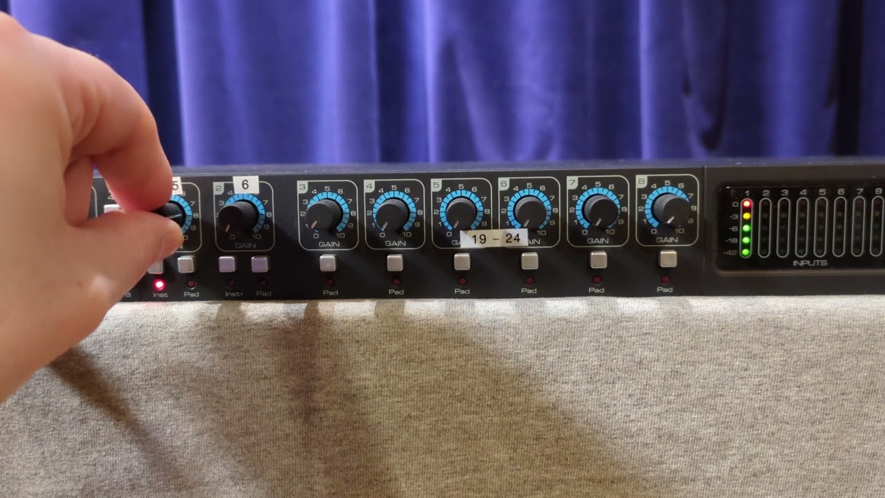 Focusrite Octopre MkII - operations