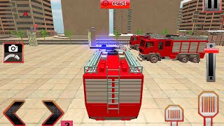 Xe Cứu Hỏa Chữa Cháy Cứu Hộ Khẩn Cấp | Fire Truck Emergency Rescue Driver | android game play screenshot 5