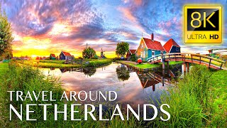 NETHERLANDS 8K • Beautiful Scenery, Relaxing Music & Nature Sounds in 8K ULTRA HD screenshot 5