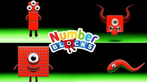 NEW! NUMBERBLOCKS Quadparison Part 21 | 3D Blender Lab