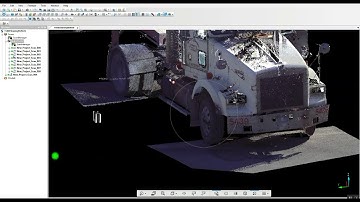 Atlantic Laser Scanning Tutorial Illustrating FARO SCENE Cleaning Up a Vehicle Scan Point Cloud