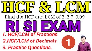HCF & LCM Aptitude Tricks, Concept|HCF/LCM of Fractions & Decimals|Math Class By Chinmaya Sir Part-1