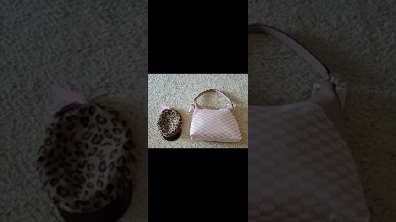 I brought juicy couture animal Cap and a pink Coral handbag