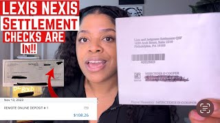 LEXIS NEXIS SUED!  SETTLEMENT CHECKS ARE IN ! 😳Check YOUR MAILBOX NOW!!! 💰 by LifeWithMC 1,189 views 6 months ago 4 minutes, 11 seconds