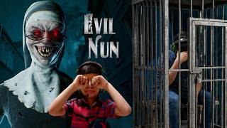 Evil Nun Horror At School Gate Escape Playing With My Cousin And Little Brother