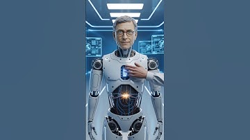 Hyper-Realistic Bill Gates Robot Reacts to Touch | AI Tech in Action! #aiart #robot #artwork