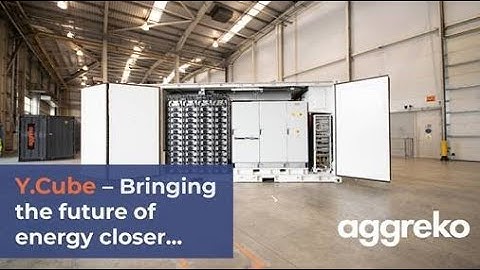 Y Cube - Energy Storage by Aggreko