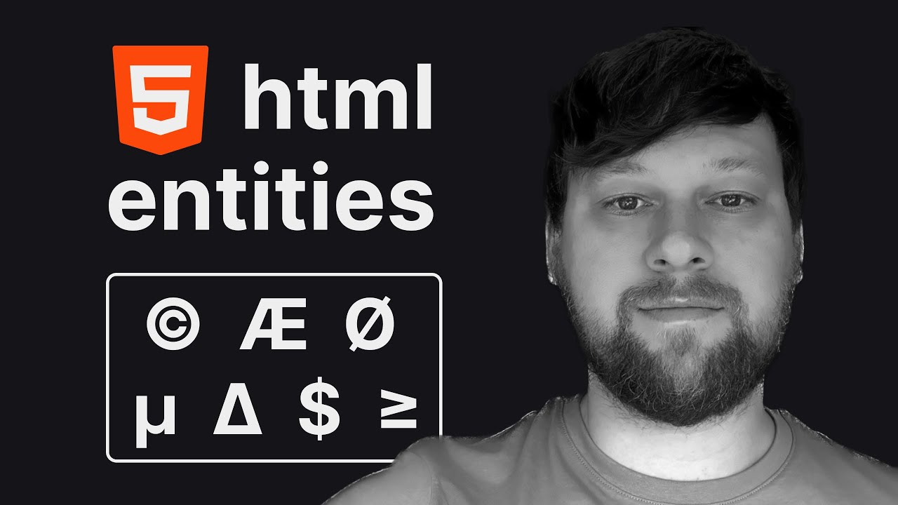 html entities  New  Use HTML Entities to Display Reserved Characters #tryminim