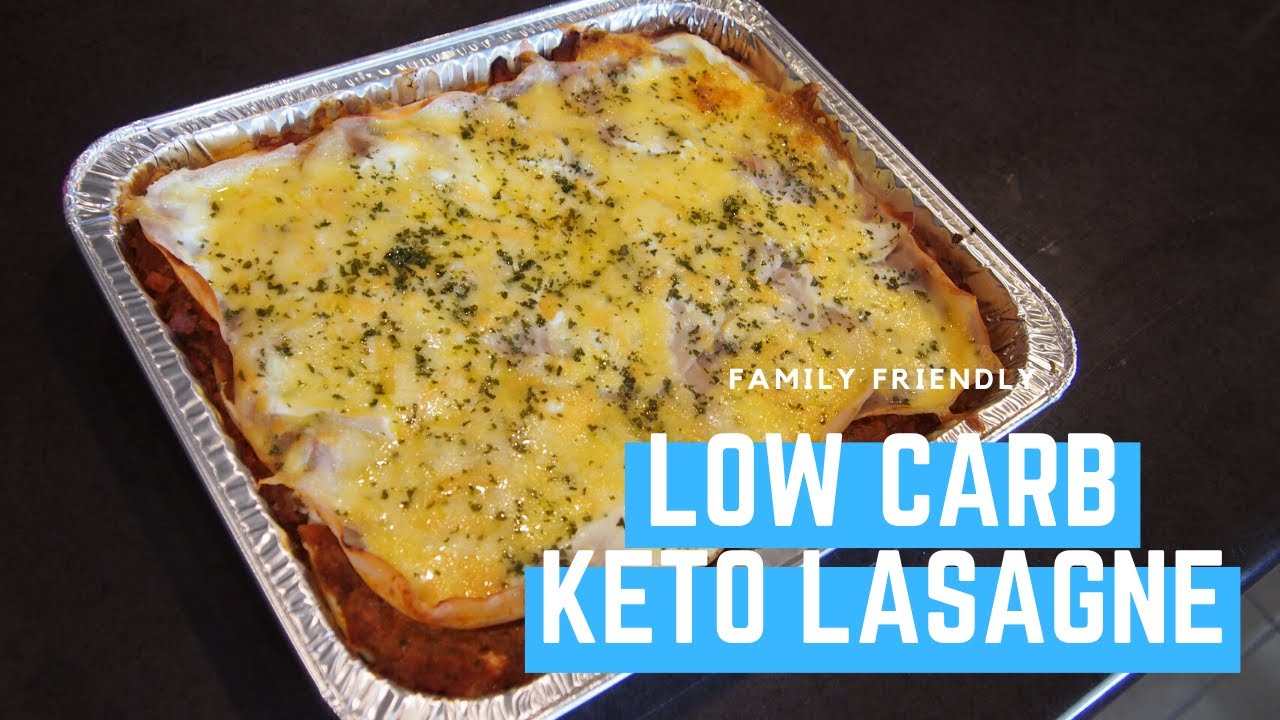 Low Carb and Keto Friendly Lasagne | Family Friendly, Quick and Easy Lasagne Recipe