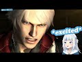 Gawr Gura reacts to Devil May Cry 4's opening cutscenes (Hololive/Eng Sub)