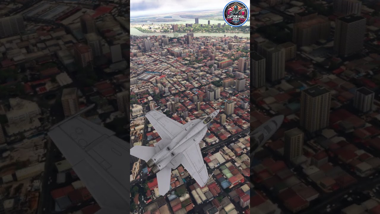 F-18 มาเยี่ยมบ้านวุ้นเส้น  #msfs2024 เกมส์