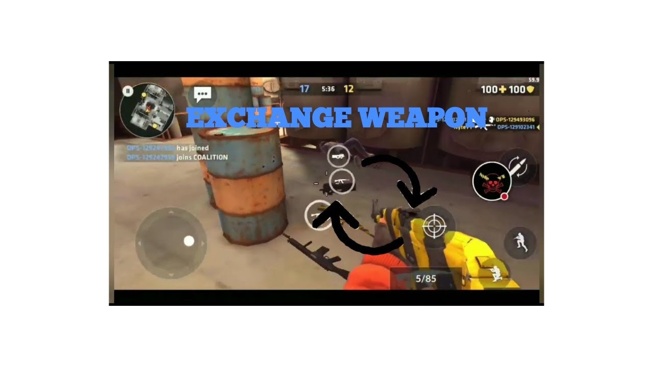 HOW TO CHANGE GUN IN CRITICAL OPS