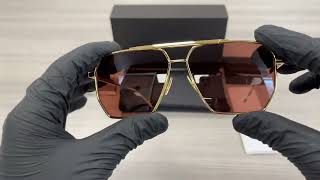 Bottega Veneta Sunglasses Model-Minimalist BV1012S Color-005 Gold-Amber Lenses