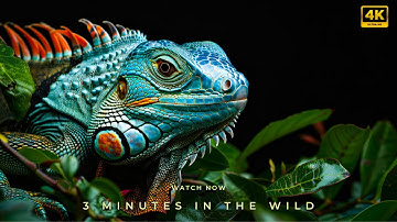 The amazing wild reptiles 4k video