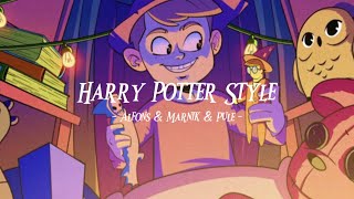 【0_0💛】Alfons & Marnik & Pule - Harry Potter Style